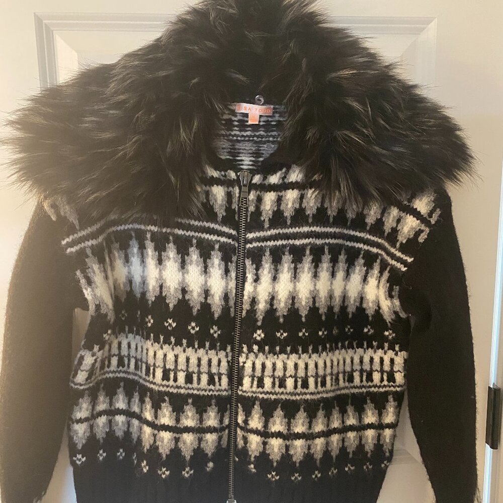 NWOT Lisa Todd Powder Puff Jacket